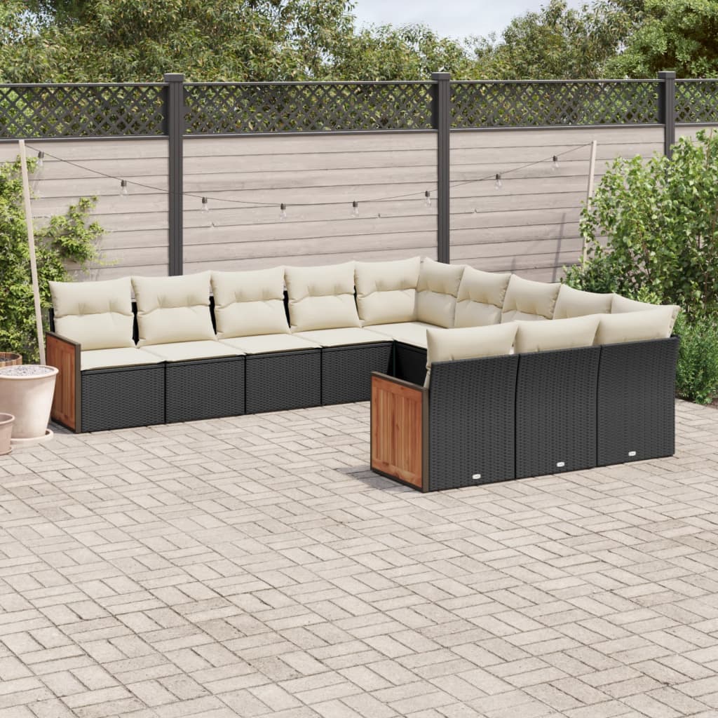 Loungegrupp Med Dynor 12 Delar Konstrotting