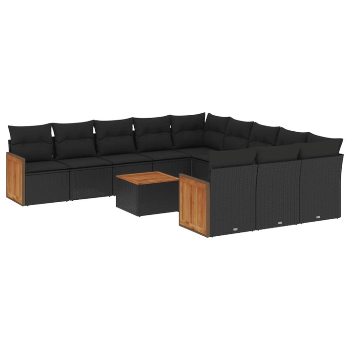 Loungegrupp Med Dynor 12 Delar Konstrotting
