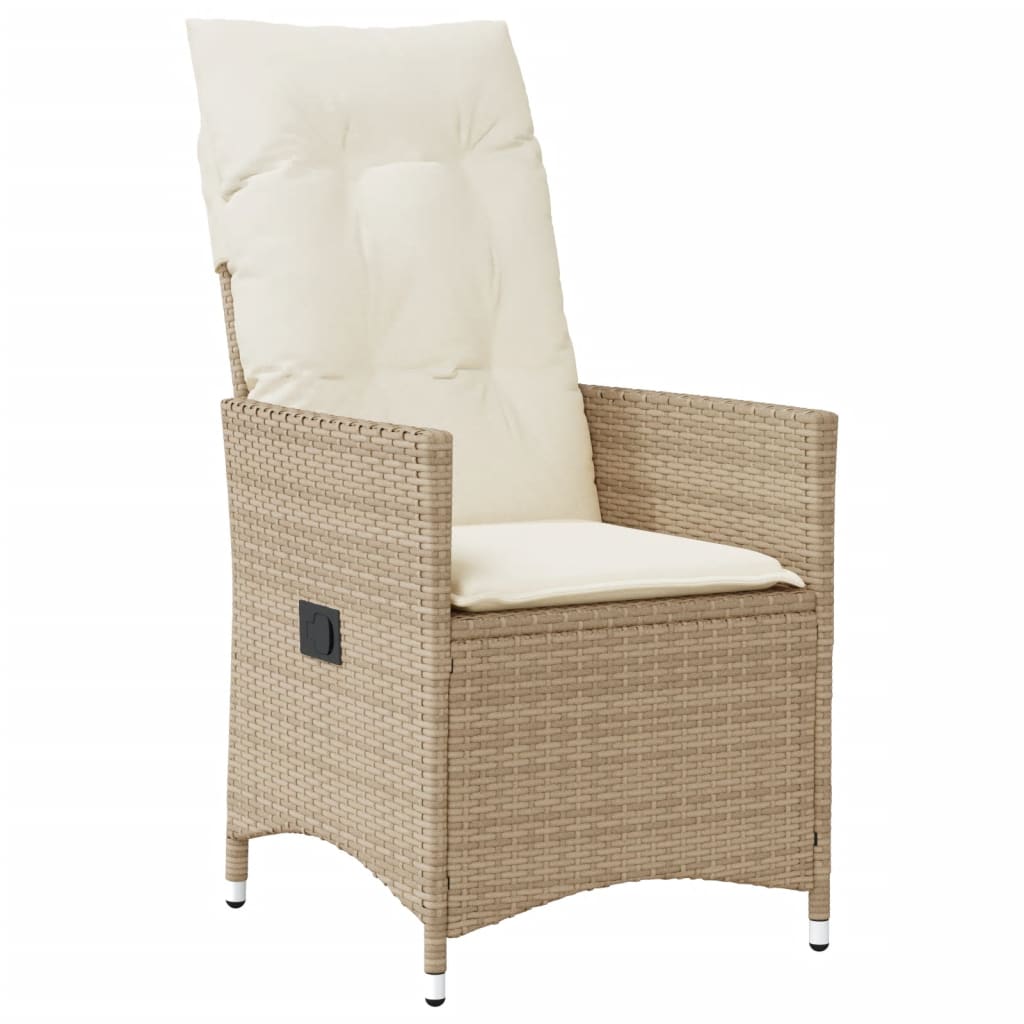 Bistrogrupp Med Dynor 3 Delar Beige Konstrotting