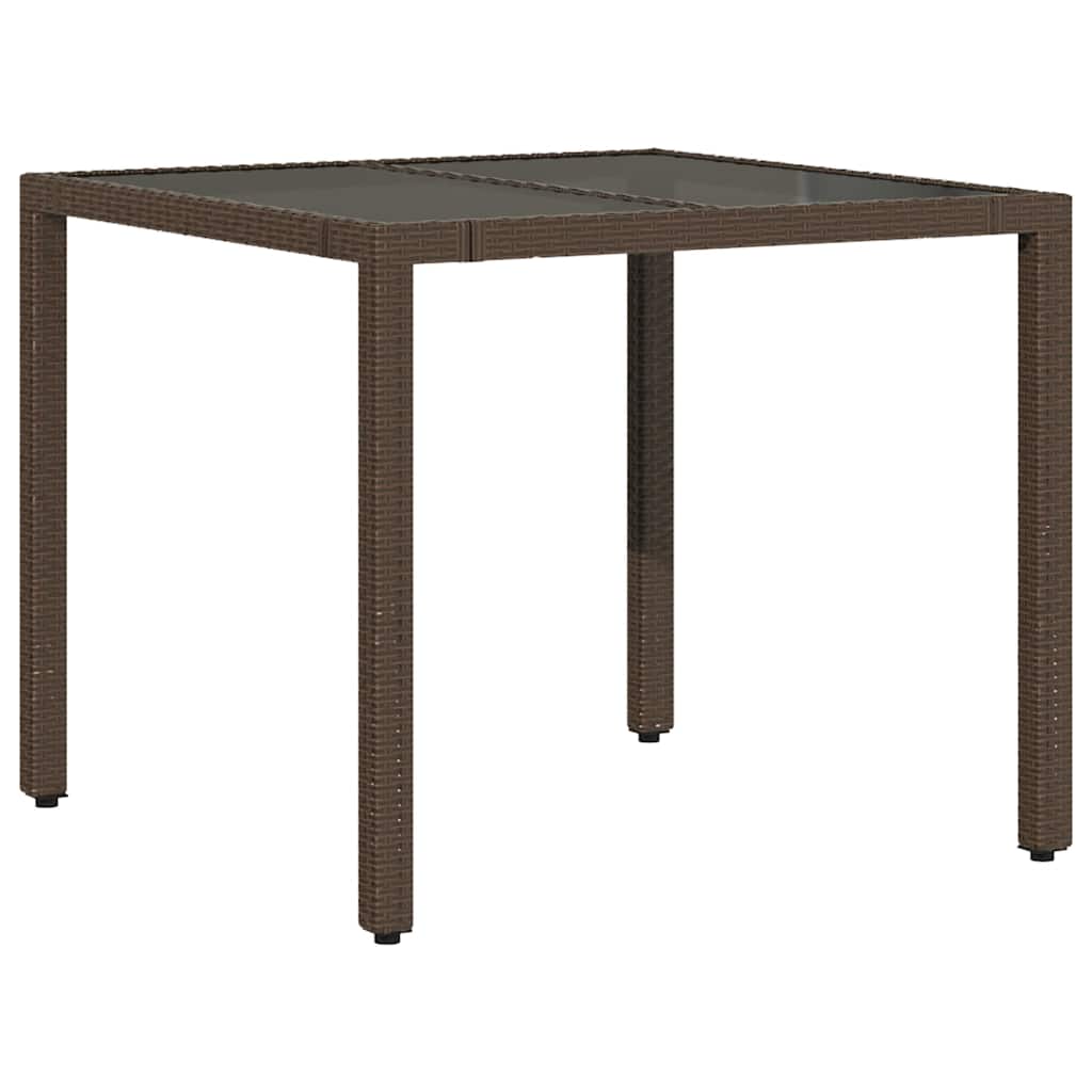 Caféset Med Dynor 3 Delar Brun Konstrotting