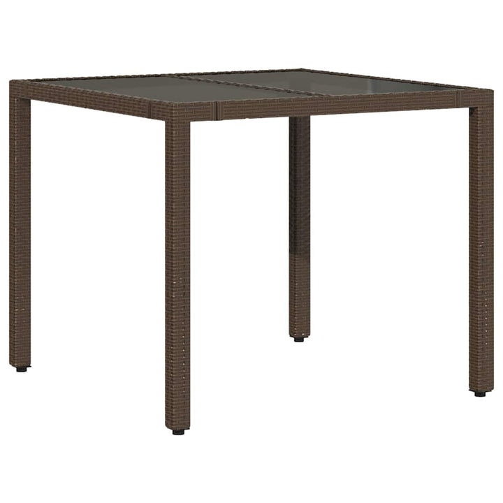 Caféset Med Dynor 3 Delar Brun Konstrotting