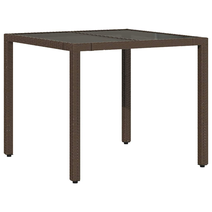 Caféset Med Dynor 3 Delar Brun Konstrotting