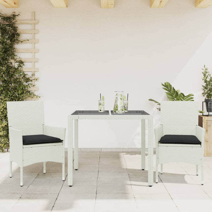Matgrupp För Trädgården Med Dynor 7 Delar Konstrotting&amp;Glas