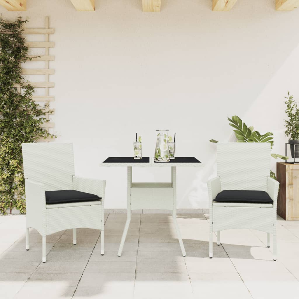 Matgrupp För Trädgården Med Dynor 3 Delar Konstrotting