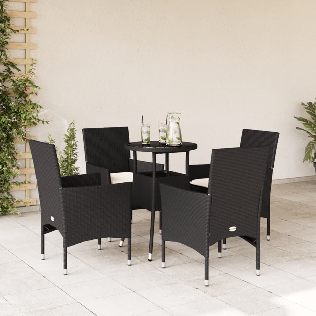 Matgrupp För Trädgården Med Dynor 3 Delar Konstrotting&amp;Glas