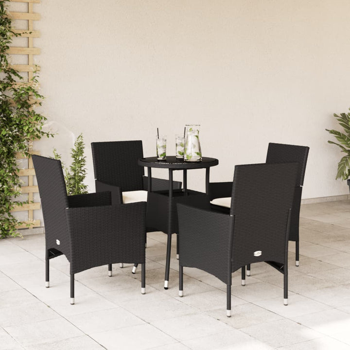 Matgrupp För Trädgården Med Dynor 3 Delar Konstrotting&amp;Glas