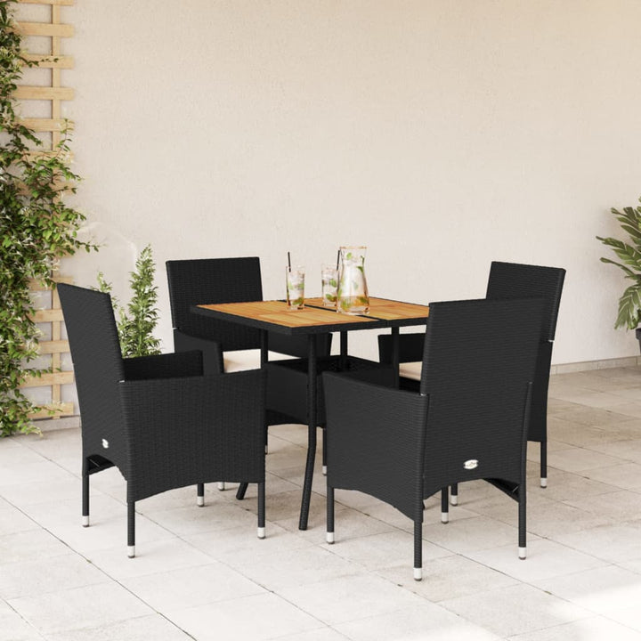 Matgrupp För Trädgården Med Dynor 3 Delar Konstrotting&amp;Glas