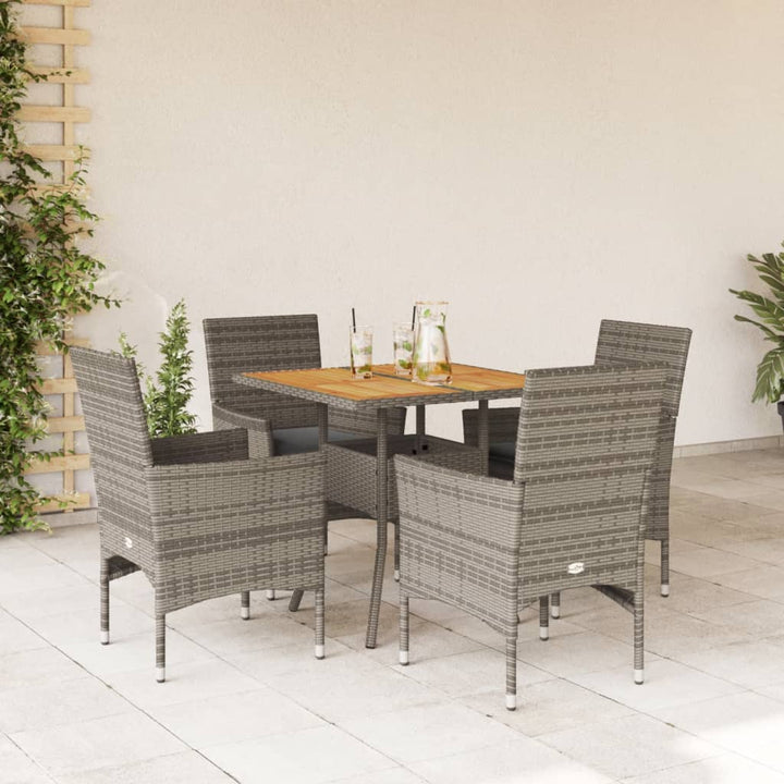 Matgrupp För Trädgården Med Dynor 3 Delar Konstrotting&amp;Glas