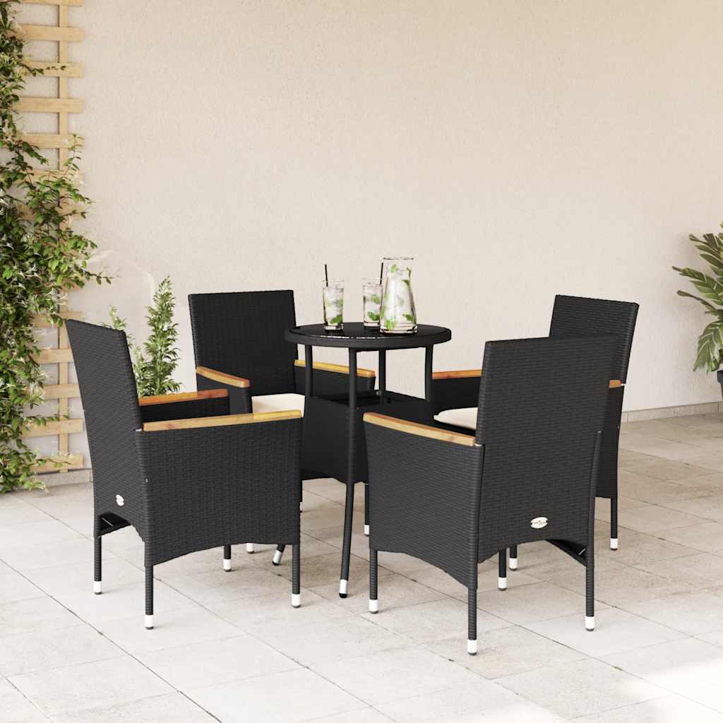 Matgrupp För Trädgård Med Dynor 3 Delar Konstrotting&amp;Glas