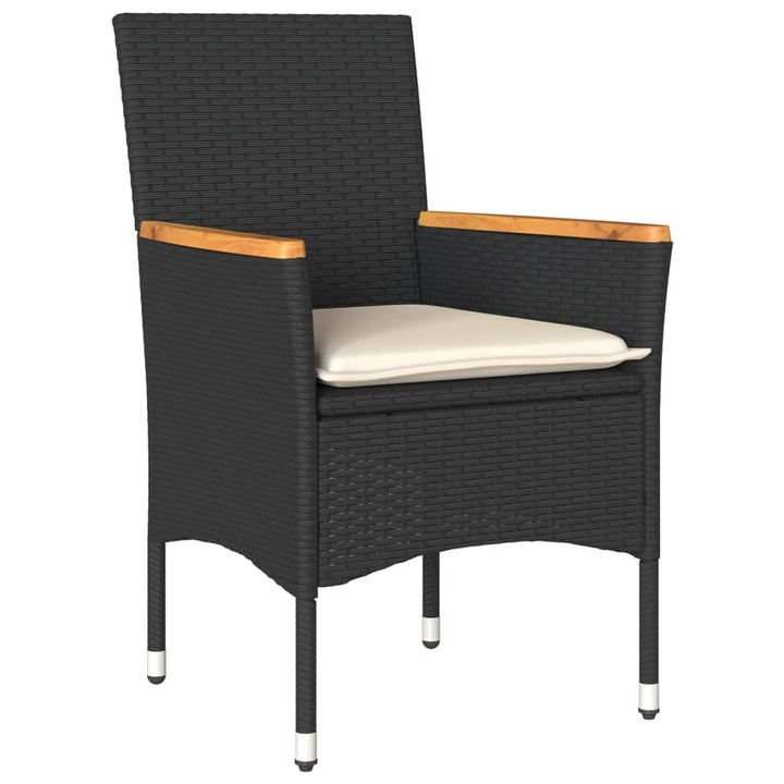 Bistrogrupp Med Dynor 3 Delar Konstrotting Och Glas