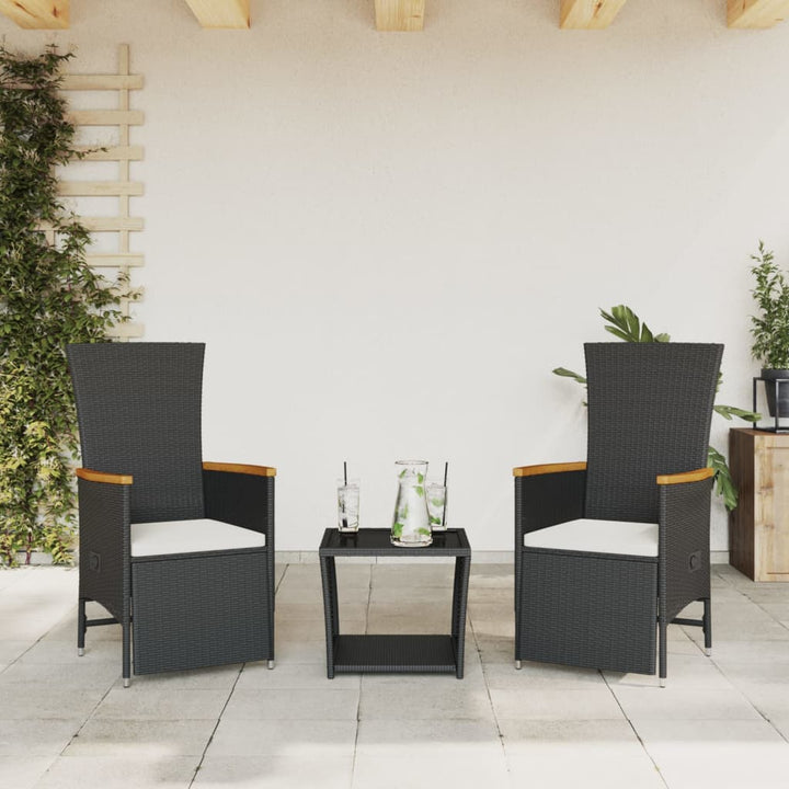 Matgrupp För Trädgården Med Dynor 3 Delar Konstrotting