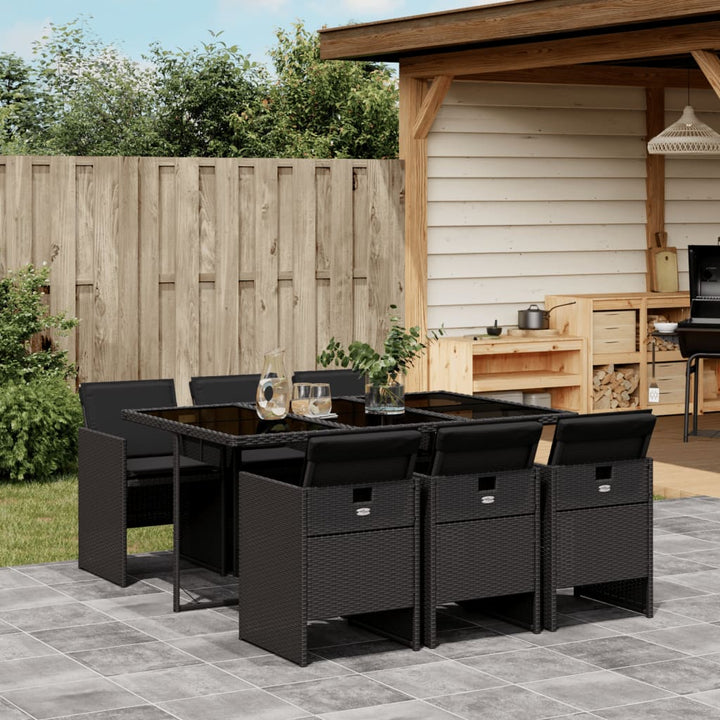 Matgrupp För Trädgården Med Dynor 5 Delar Konstrottning
