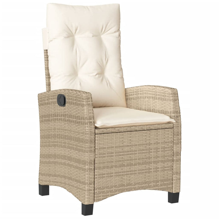 Soffgrupp För Trädgården Med Dynor 4 Delar Beige Konstrotting