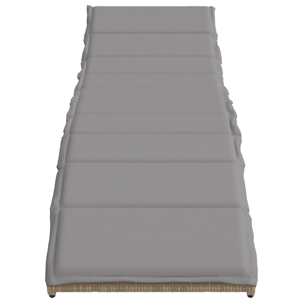 Solsängar 2 St Med Dynor Beige Konstrotting