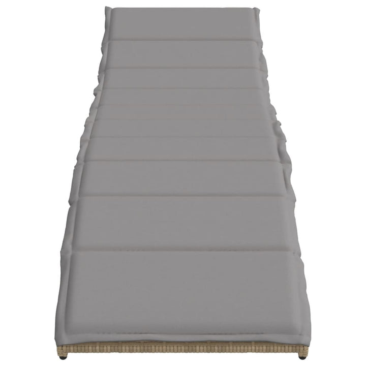 Solsängar 2 St Med Dynor Beige Konstrotting