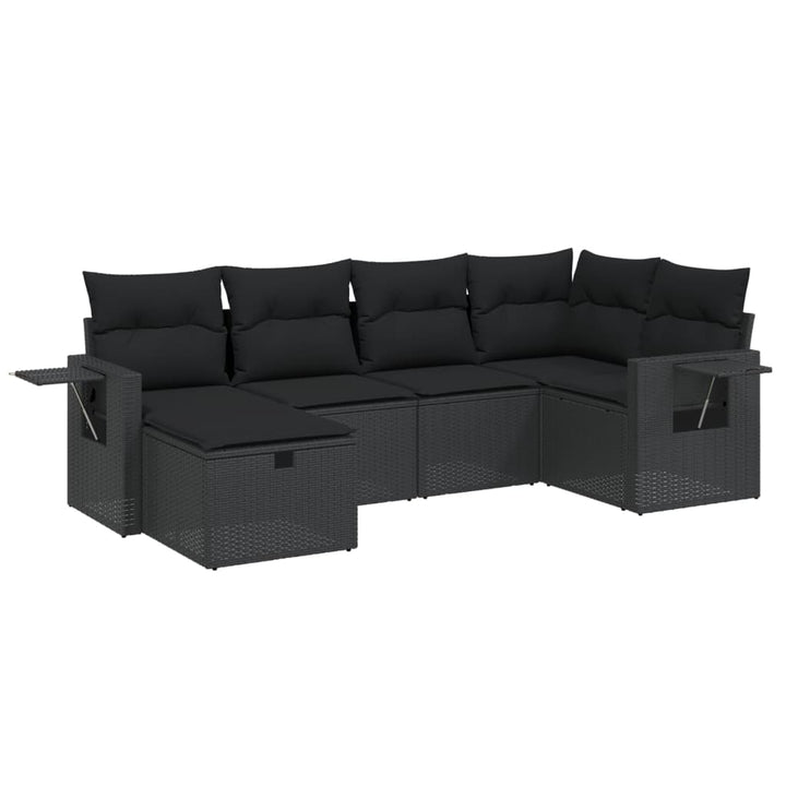 Loungegrupp Med Dynor 6 Delar Konstrotting