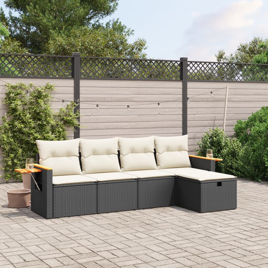 Loungegrupp Med Dynor 6 Delar Konstrotting