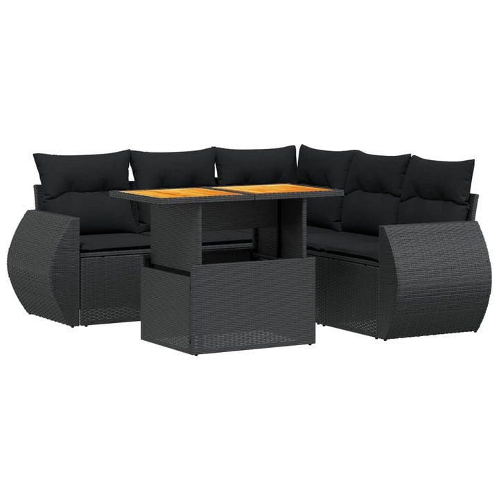 Loungegrupp Med Dynor 6 Delar Konstrotting