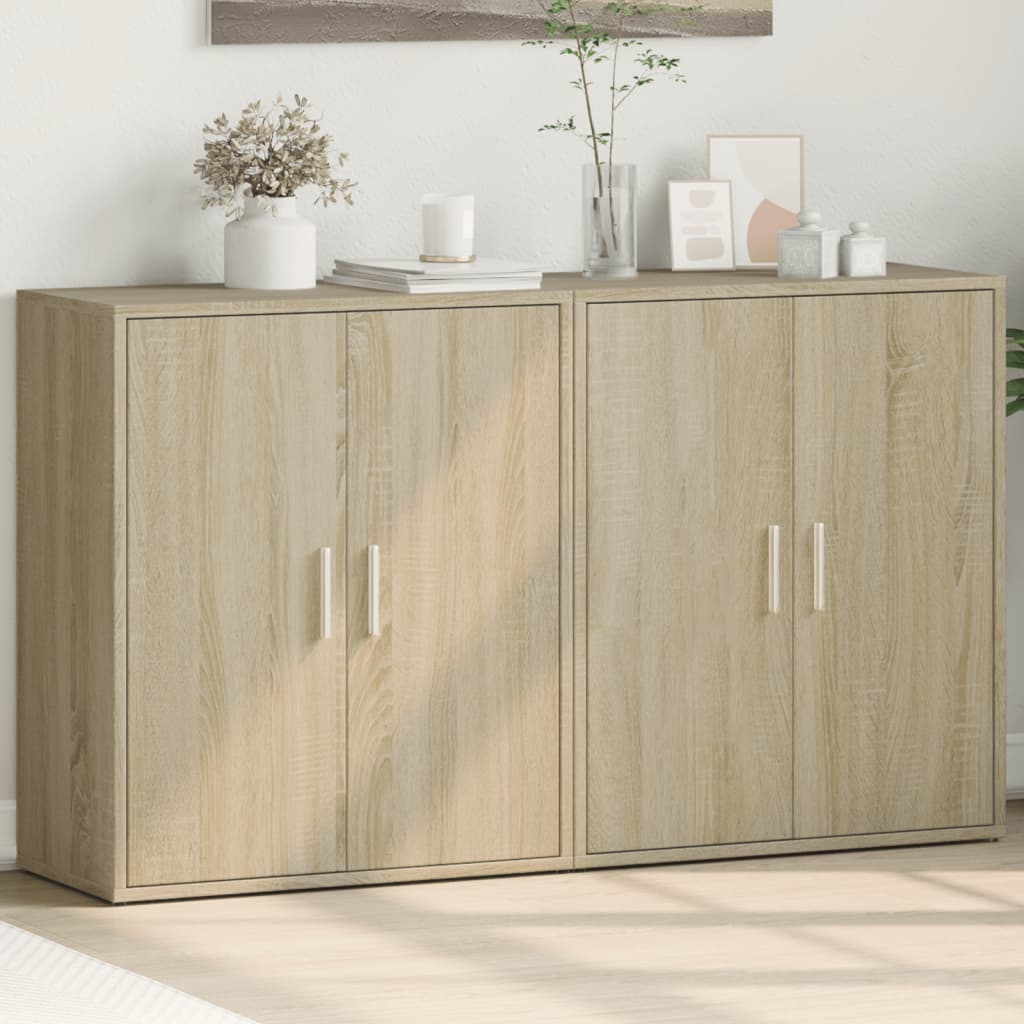 Skänkar 2 St 60X31X70 Cm Konstruerat Trä