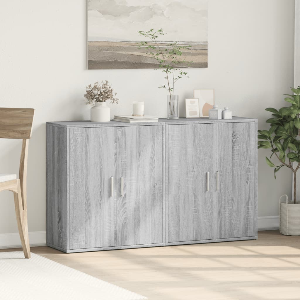 Skänkar 2 St 60X31X70 Cm Konstruerat Trä