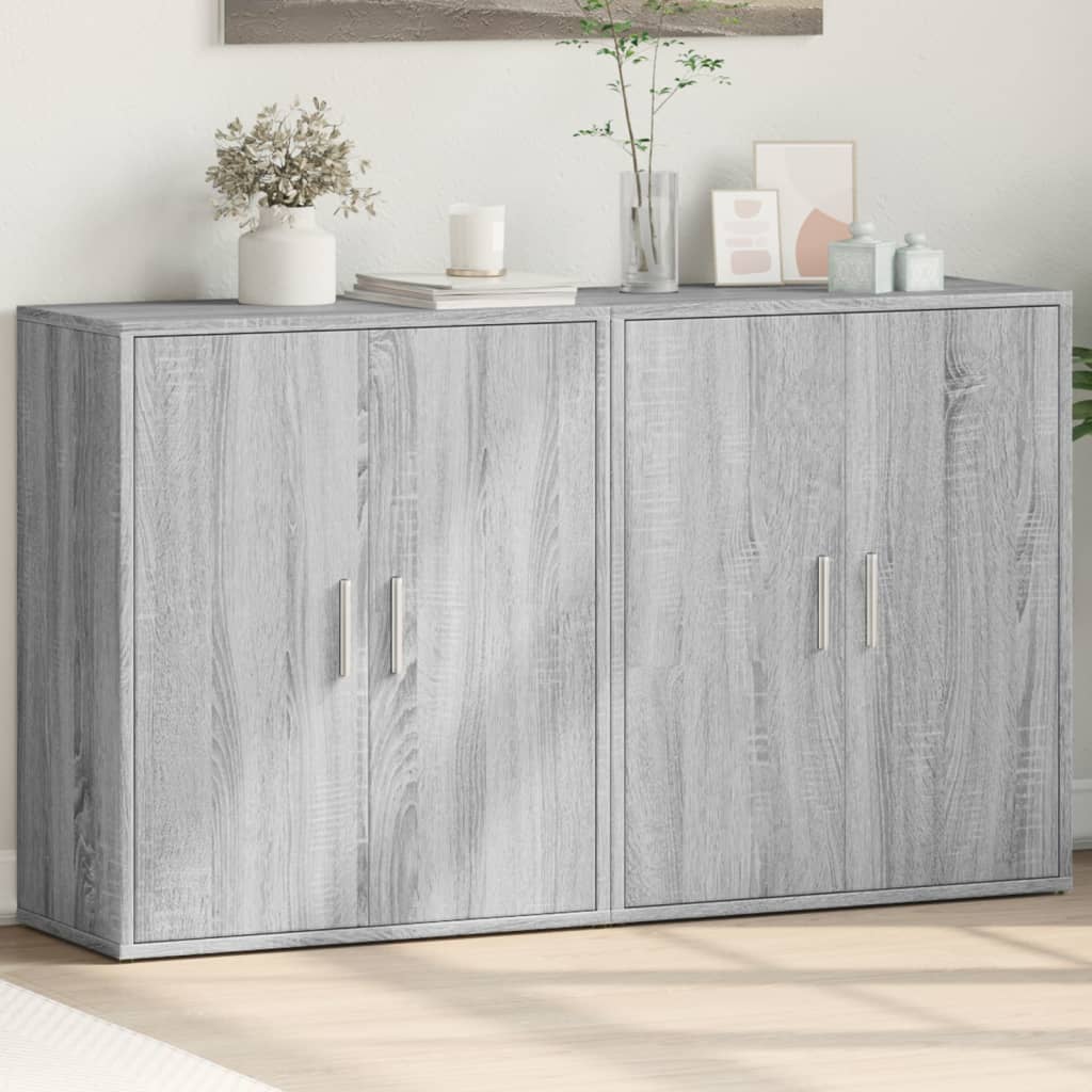 Skänkar 2 St 60X31X70 Cm Konstruerat Trä