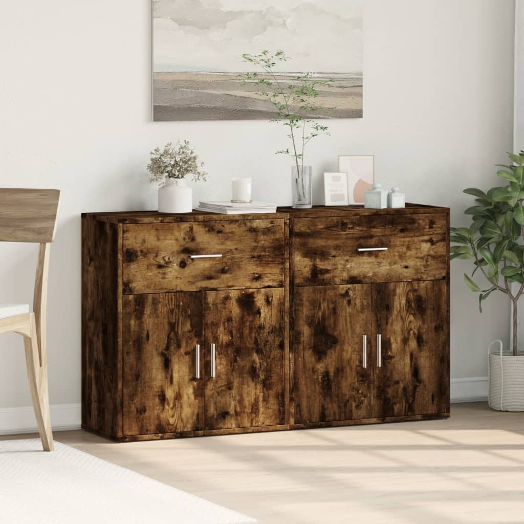 Skänkar 2 St 60X31X70 Cm Konstruerat Trä