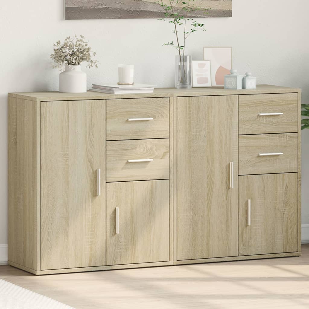 Skänkar 2 St 60X31X70 Cm Konstruerat Trä