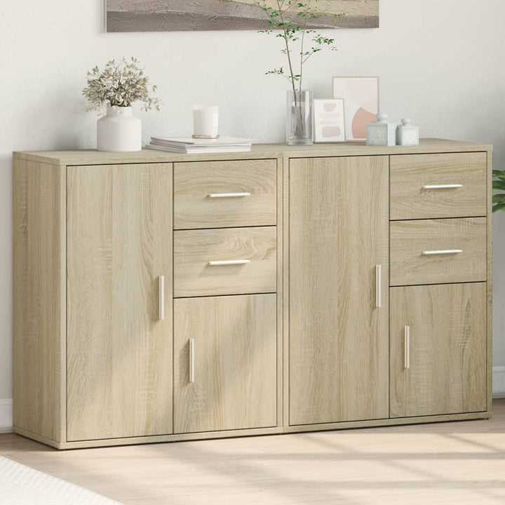 Skänkar 2 St 60X31X70 Cm Konstruerat Trä