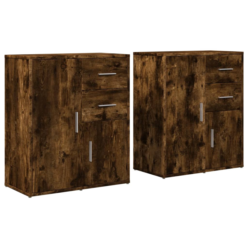 Skänkar 2 St 60X31X70 Cm Konstruerat Trä