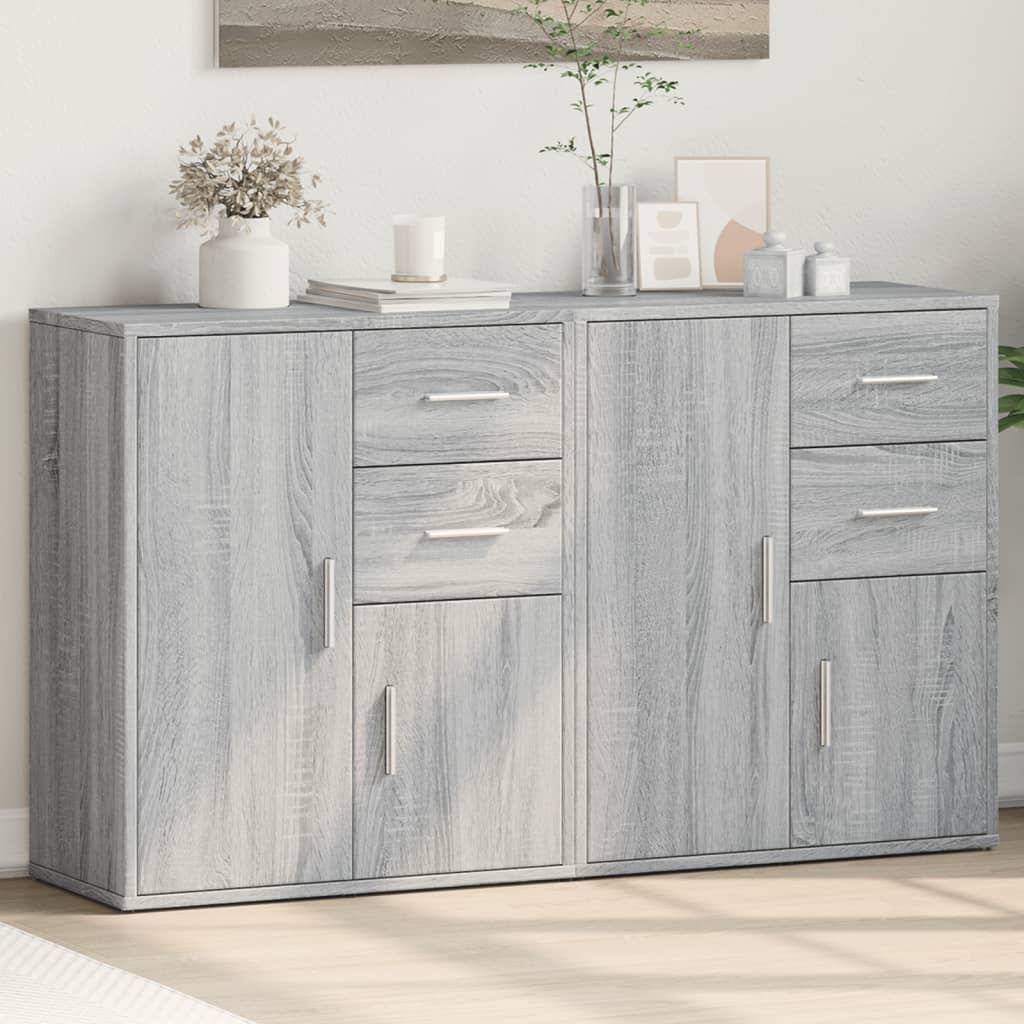 Skänkar 2 St 60X31X70 Cm Konstruerat Trä