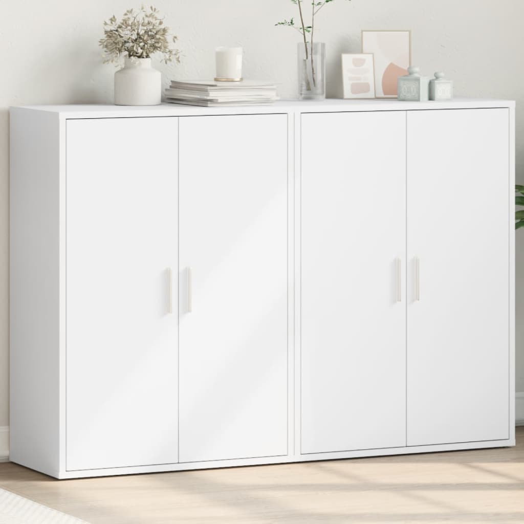 Skänkar 2 St 60X31X84 Cm Konstruerat Trä