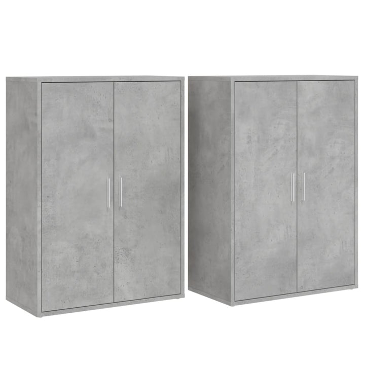 Skänkar 2 St 60X31X84 Cm Konstruerat Trä