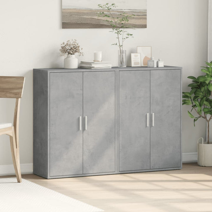 Skänkar 2 St 60X31X84 Cm Konstruerat Trä