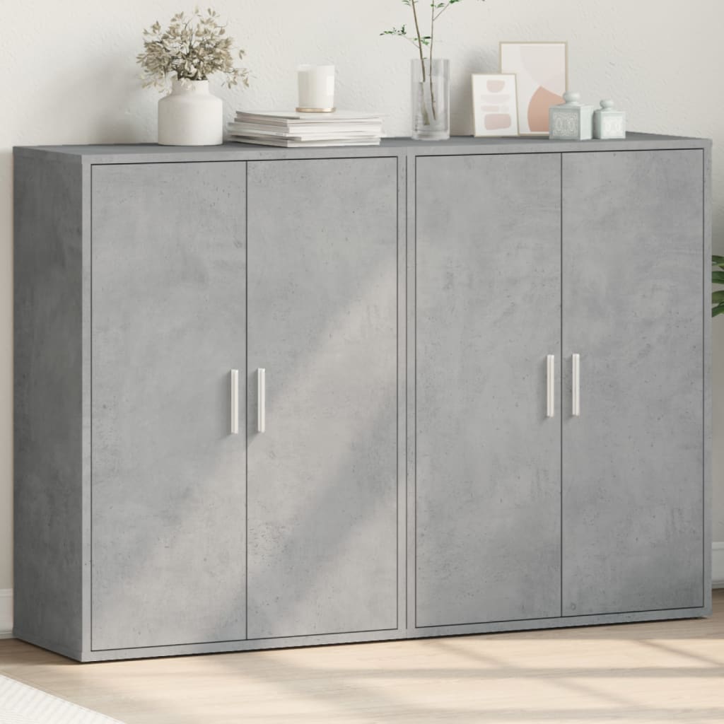 Skänkar 2 St 60X31X84 Cm Konstruerat Trä
