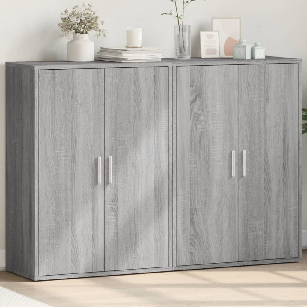 Skänkar 2 St 60X31X84 Cm Konstruerat Trä