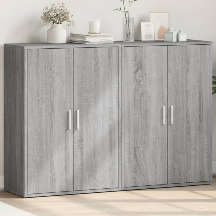 Skänkar 2 St 60X31X84 Cm Konstruerat Trä