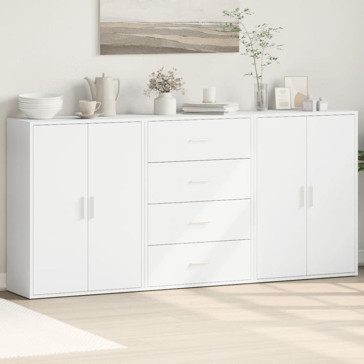 Skänkar 3 St 60X31X84 Cm Konstruerat Trä