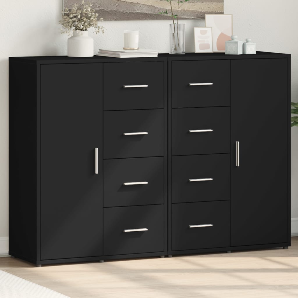 Skänkar 2 St 60X31X84 Cm Konstruerat Trä