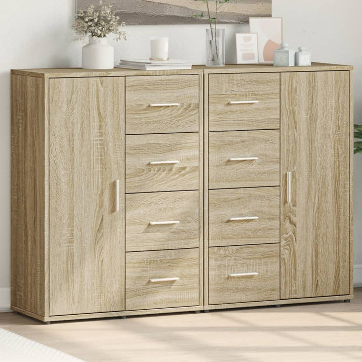 Skänkar 2 St 60X31X84 Cm Konstruerat Trä