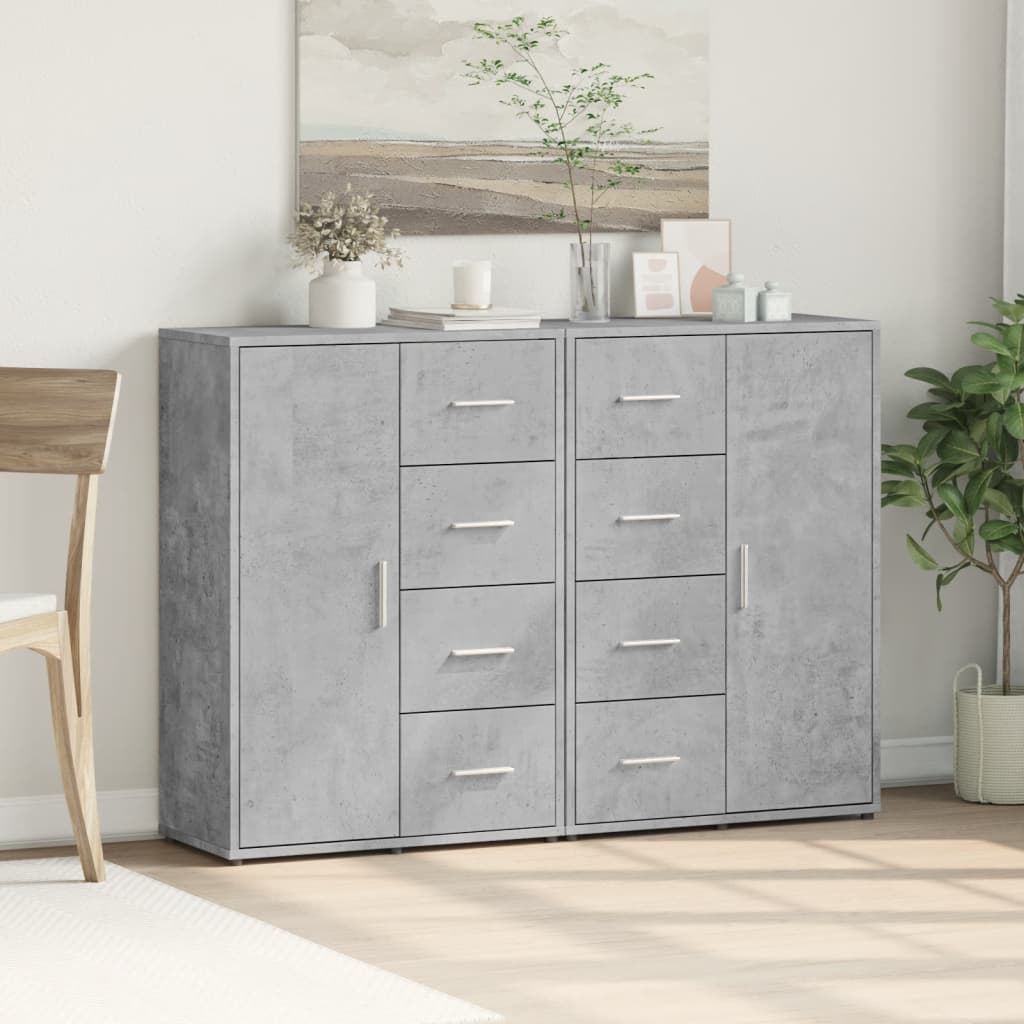 Skänkar 2 St 60X31X84 Cm Konstruerat Trä