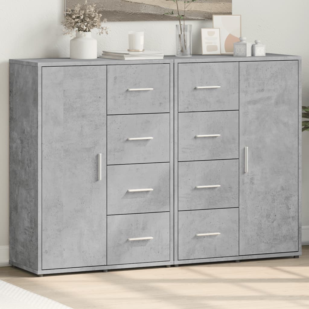Skänkar 2 St 60X31X84 Cm Konstruerat Trä