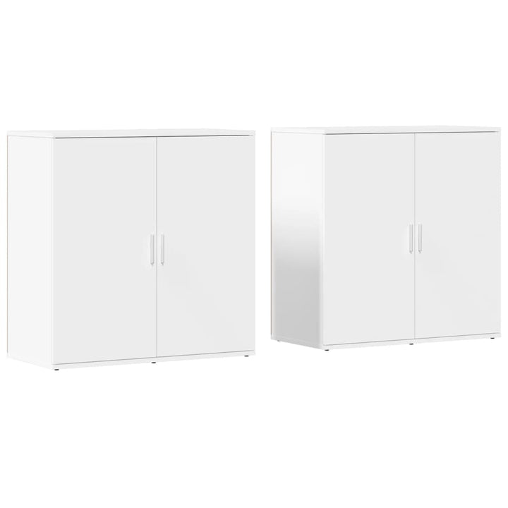 Skänkar 2 St 79X38X80 Cm Konstruerat Trä