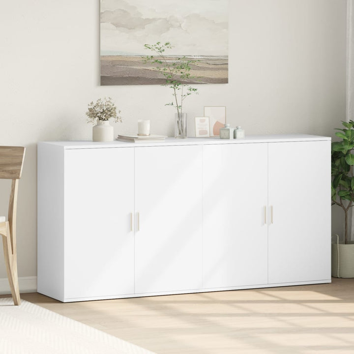 Skänkar 2 St 79X38X80 Cm Konstruerat Trä