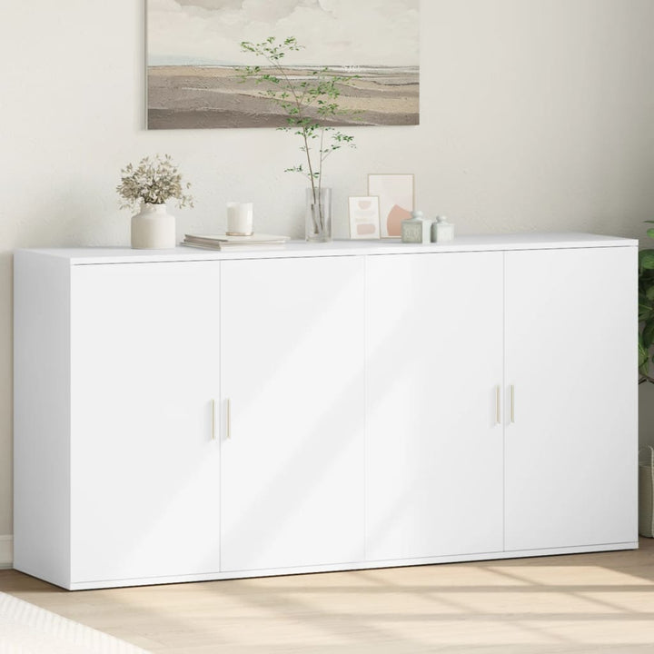 Skänkar 2 St 79X38X80 Cm Konstruerat Trä