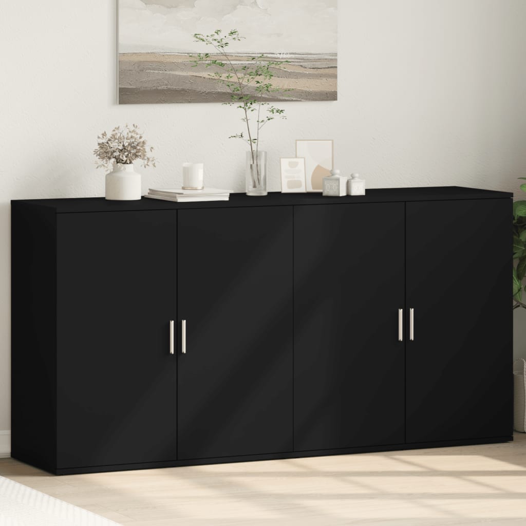 Skänkar 2 St 79X38X80 Cm Konstruerat Trä