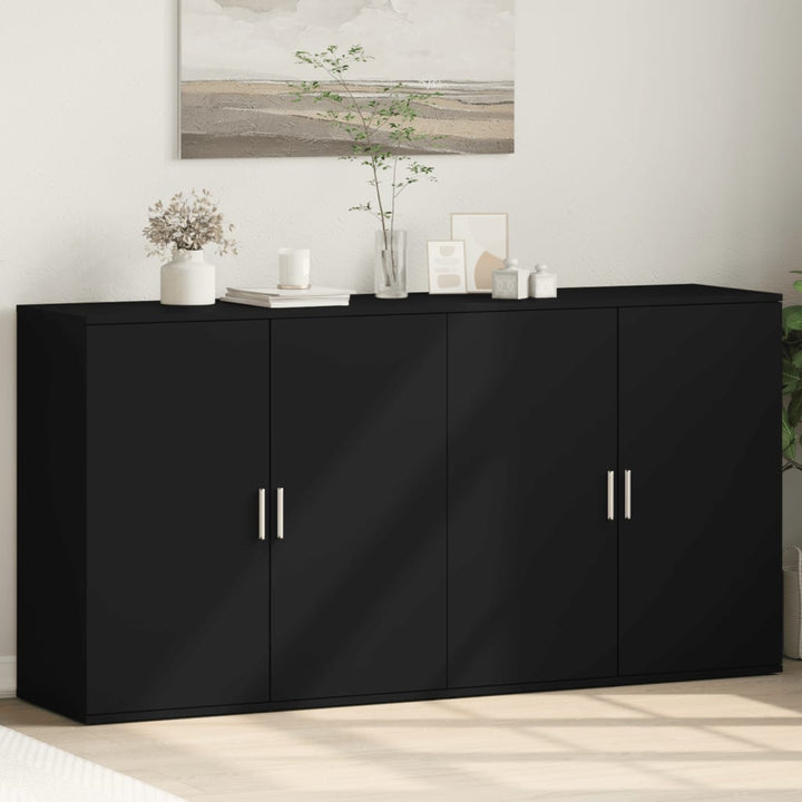 Skänkar 2 St 79X38X80 Cm Konstruerat Trä