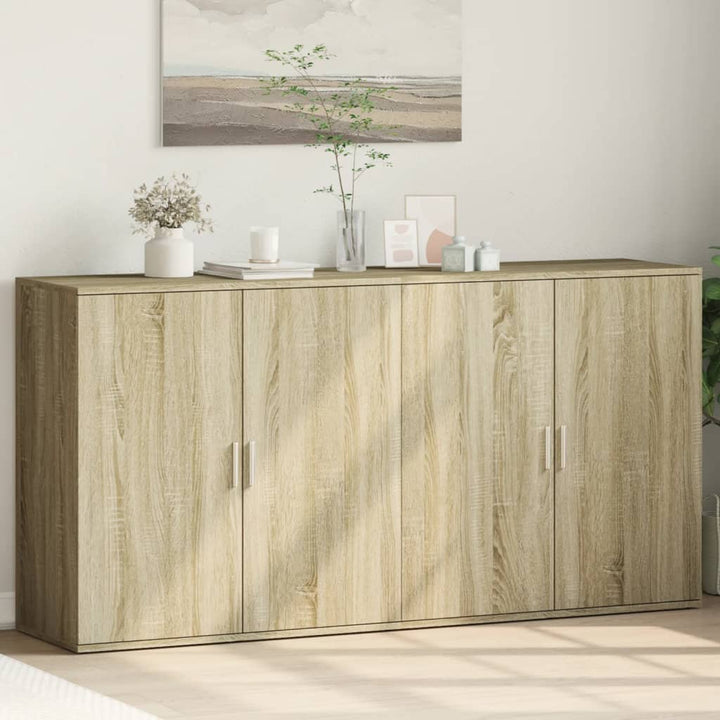 Skänkar 2 St 79X38X80 Cm Konstruerat Trä