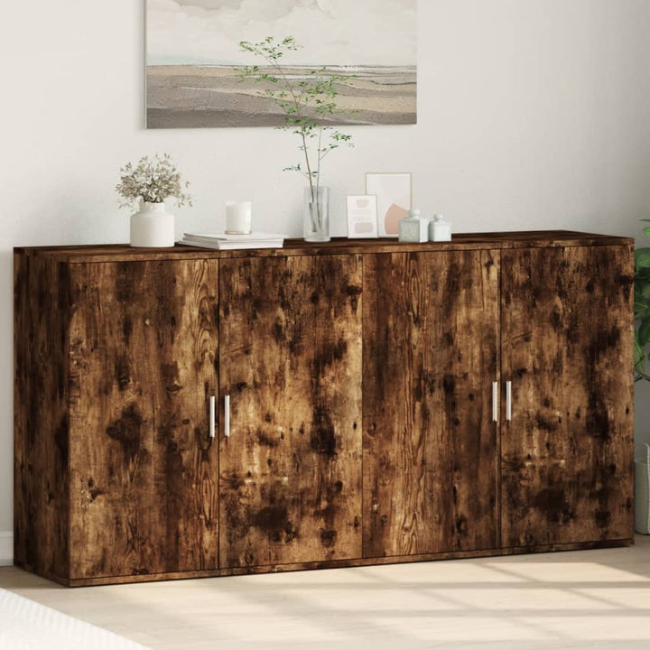 Skänkar 2 St 79X38X80 Cm Konstruerat Trä