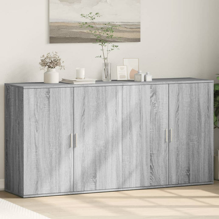 Skänkar 2 St 79X38X80 Cm Konstruerat Trä
