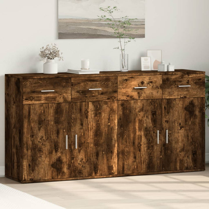 Skänkar 2 St 79X38X80 Cm Konstruerat Trä
